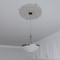 Ekena Millwork Attica PVC Medallion (Canopies up to 7 3/4"), 22"OD x 3 1/2"ID x 1"P, Universal Metallic Pearl Mist CMP22ATEPE - alternate 6
